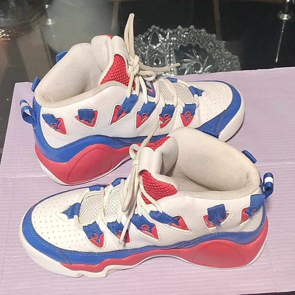 Fila Kids Red, White, and Blue Sneakers